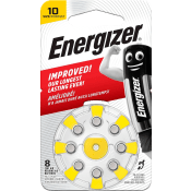 Hörapparatsbatteri 10 TL8 8-pack Energizer.