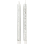 LED Kronljus silver 2-p.