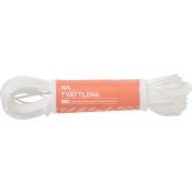 Tvättlina vit 20m ICA.