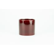 Kruka Modern Röd höjd 14,7cm bredd 15,3cm.