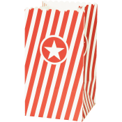 Snacksbägare Röd 6-p.