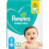 Blöjor Baby-Dry Strl 5 11-16kg 42-pack ValuePack Pampers.
