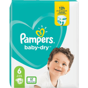 Blöjor BabyDry S6 13-18kg 39p ValuePack Pampers.
