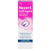 Nezeril Barn 2-10 år Nässpray 0,25mg 7,5ml.