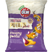 Potatissnacks Rostade Creamy Garlic 75g OLW.