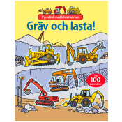 Pysselbok Gräv och lasta med klistermärken.