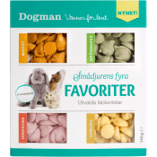 Smådjurens fyra favoriter 140g Dogman.