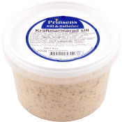 Kräftmarinerad sill 500g Prinsens Sill & Sallader.