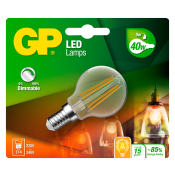 LED-lampa Filament Glob Mini E14 Dim 5W 470LM 1-p Batteristen.