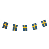Flaggspel Svenska flaggan.
