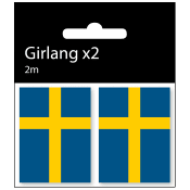 Girlang Miniflaggor 2m 2-p Festive.