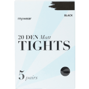 Strumpbyxa 5p 20Den Svart 36/42 mywear.