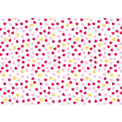 Presentpapper Hjärtan 0,7x3m 1-p ICA.