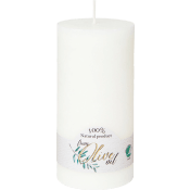 Blockljus Olivolja Vit 6x12cm 1-p ICA.