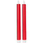 LED Kronljus Röd 2p.