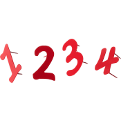 Adventssiffror 1-4 r.