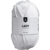 Garn Lady Vit 50g Järbo.