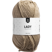 Garn Lady Beige 50g Järbo.