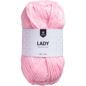 Garn Lady Ljusrosa 50g Järbo.