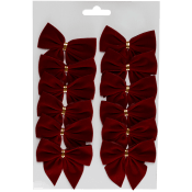Rosetter Sammet Bordeaux 12-p.