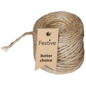 Juteband Natur 25m BC.