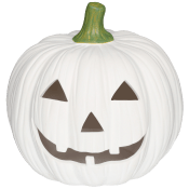 Ljuslykta Pumpa Vit 19cm.