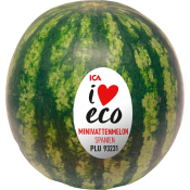 Vattenmelon Mini Ekologisk ca 2kg Klass 1 ICA I love eco.