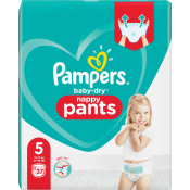 Byxblöjor Baby-Dry Strl 5 12-17kg 37-p ValuePack Pampers.