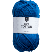 Garn Soft Cotton Blå 50g Järbo.