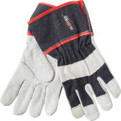 Arbetshand. Skinn blå/vit 10 Gloves Pro.