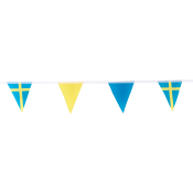 Flaggspel Sverige Tyg 9m.