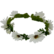 Midsommarkrans Vita blommor 21cm.