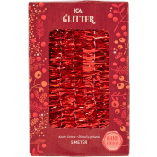 Glitter Röd 5m ICA.