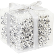 Pärlgirlang Silver 5m Festive.