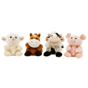 Mjuka bondgårdsdjur 11cm Farm Buddies Teddykompaniet.