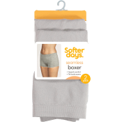 Boxer seamless L/XL 2p ljusgrå Softer Days.
