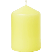 Blockljus Gul 10cm ICA.