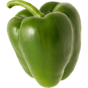Paprika grön 1-pack Klass 1 ICA.