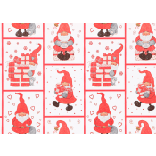 Julpapper Tomtemys 0,7x3m ICA.