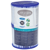 Filter (VI) till Lay-Z-Spa 2-p Bestway.