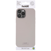 Mobilskal silicon iPhone 13 Pro Taupe holdit.