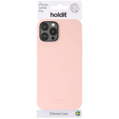 Mobilskal Si iPhone 12/12 Pro Rosa Holdit.