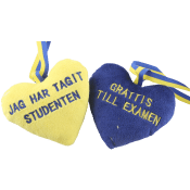 Mjukishjärta blå/gul.