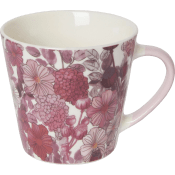 Mugg Fleur rosa/vit 40cl ICA.