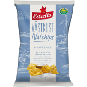 Västkust Nätchips Havssalt 160g Estrella.