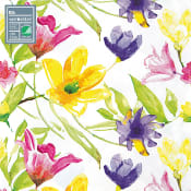 Servett 25cm Blommor ICA.