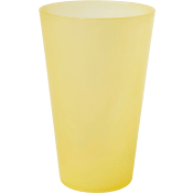 Plastglas Gul 25cl ICA.