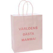 Presentpåse Bästa mamma 19x22cm.