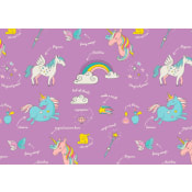 Presentpapper Unicorn.