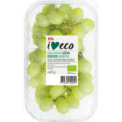 Druva Grön Ekologisk 400g Thompson Seedless Klass 1 ICA I love eco.